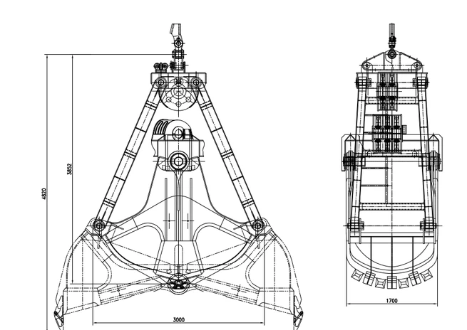 Dredging grab Dredging grab