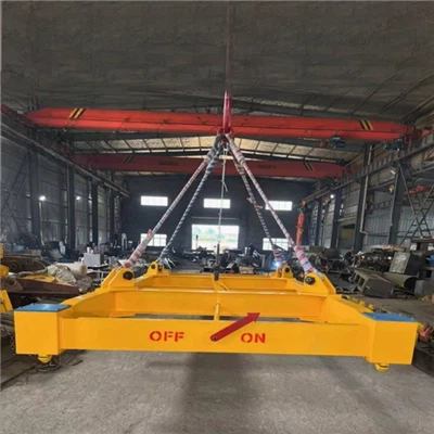 Épandeur de litfing semi--automatique pour conteneurs